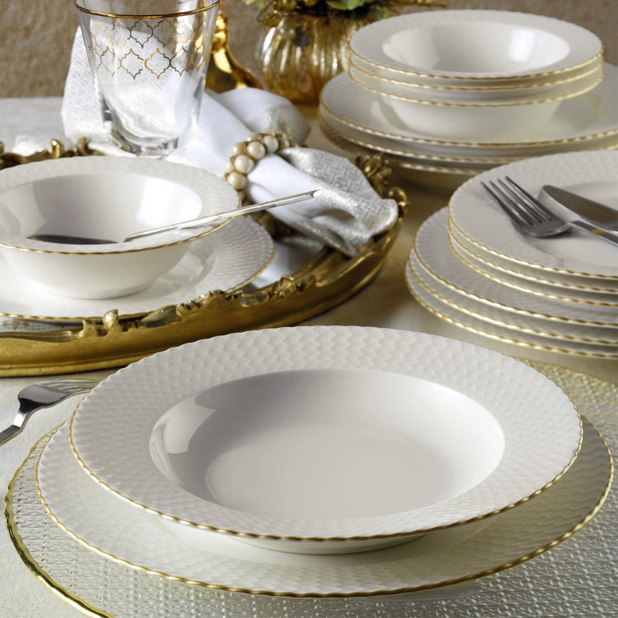 BNIRN24Y2520 Or Blanc 100% PORCELAINE