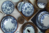 ZG24Y2420939016 Bleu Blanc 100% PORCELAINE