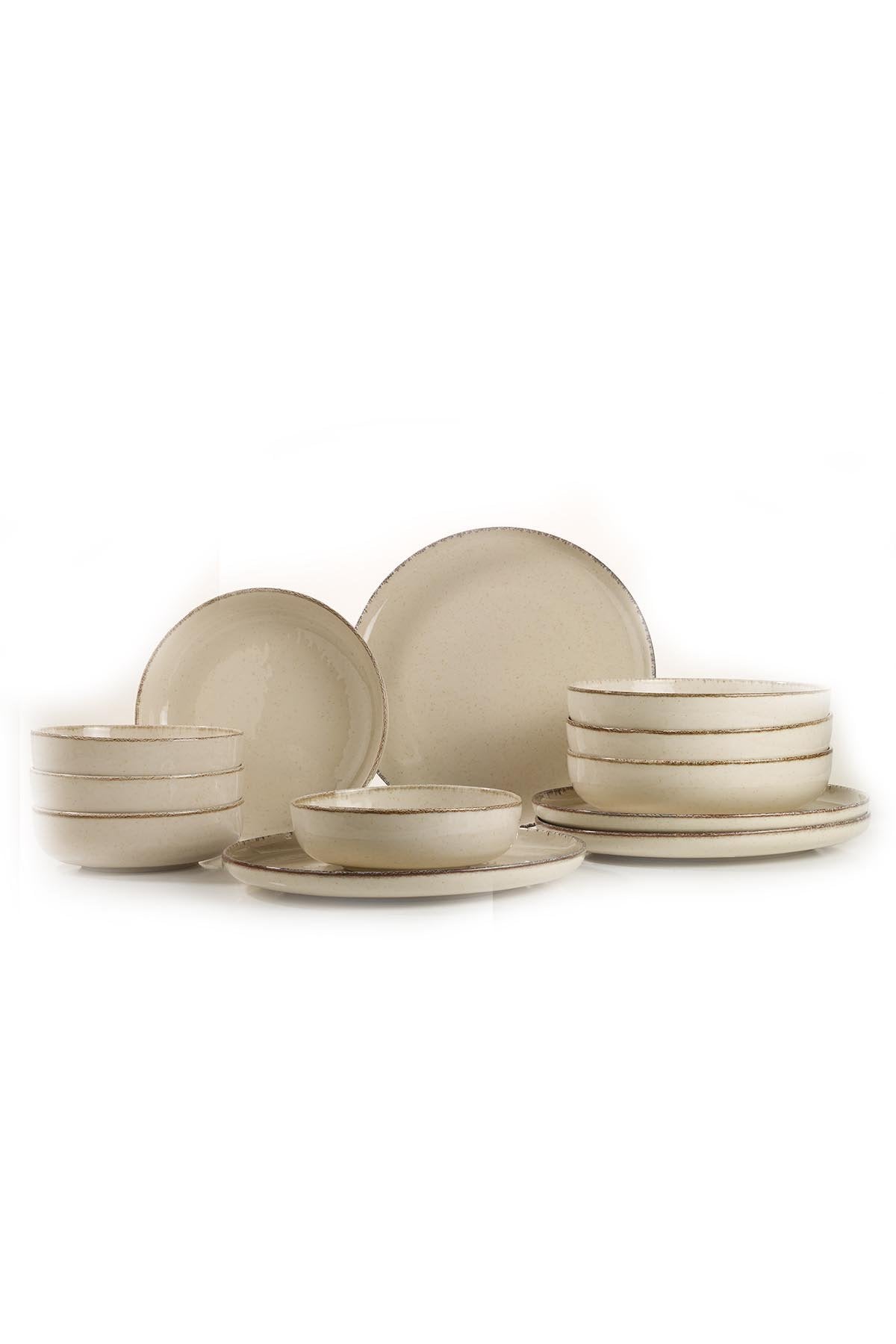 MOD12Y1730P02 Crème 100% PORCELAINE 24 cm de large
