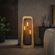 Lampadaires - Lampadaire Akira bio Bois de manguier 3L - Dimehouse