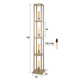 Lampe sur pied design Nova 4 lumières - Beige - 160 cm 