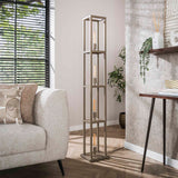 Lampe sur pied design Nova 4 lumières - Beige - 160 cm 