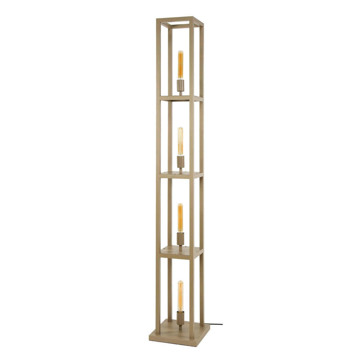 Lampe sur pied design Nova 4 lumières - Beige - 160 cm 