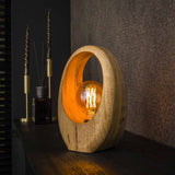 Lampe de table Brenn en bois de manguier 30 cm