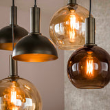 Suspension Cluster Sienna 7 lumières – Marron 