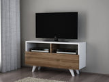 Meubles de télévision Novella White Walnut Melamine 90x50.6x29,5 cm