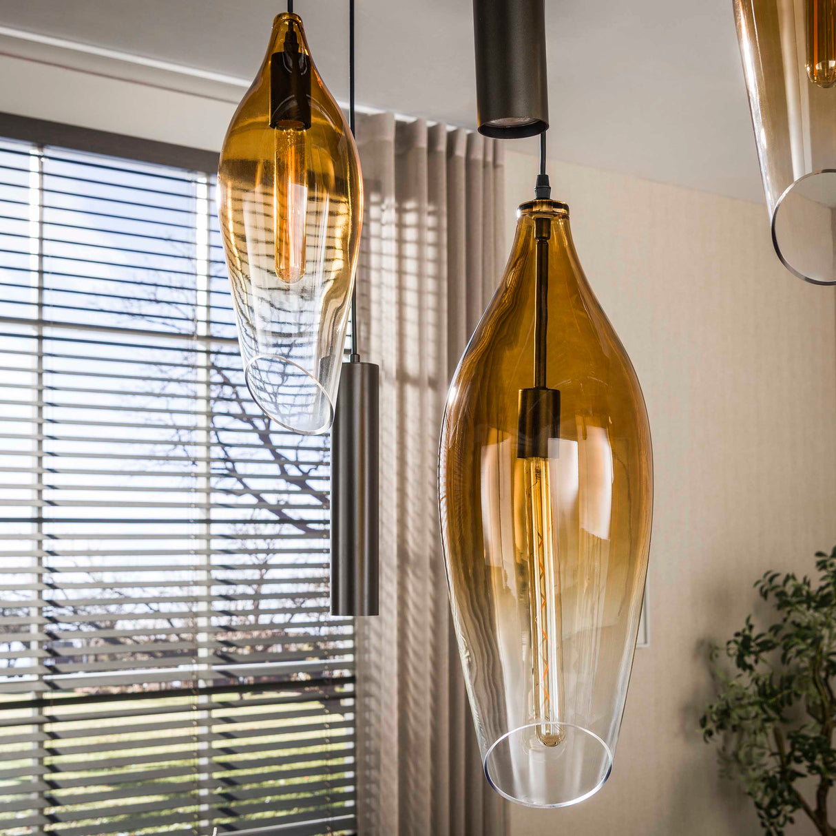 Hanglamp cocoon pendel bruin