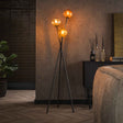 Lampadaires - Lampadaire Kaja 3 - verre coloré clair - Dimehouse