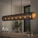 Suspension Knox 7 lumières XL maille noire 