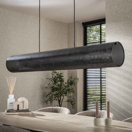 Suspension Knox 7 lumières XL maille noire 