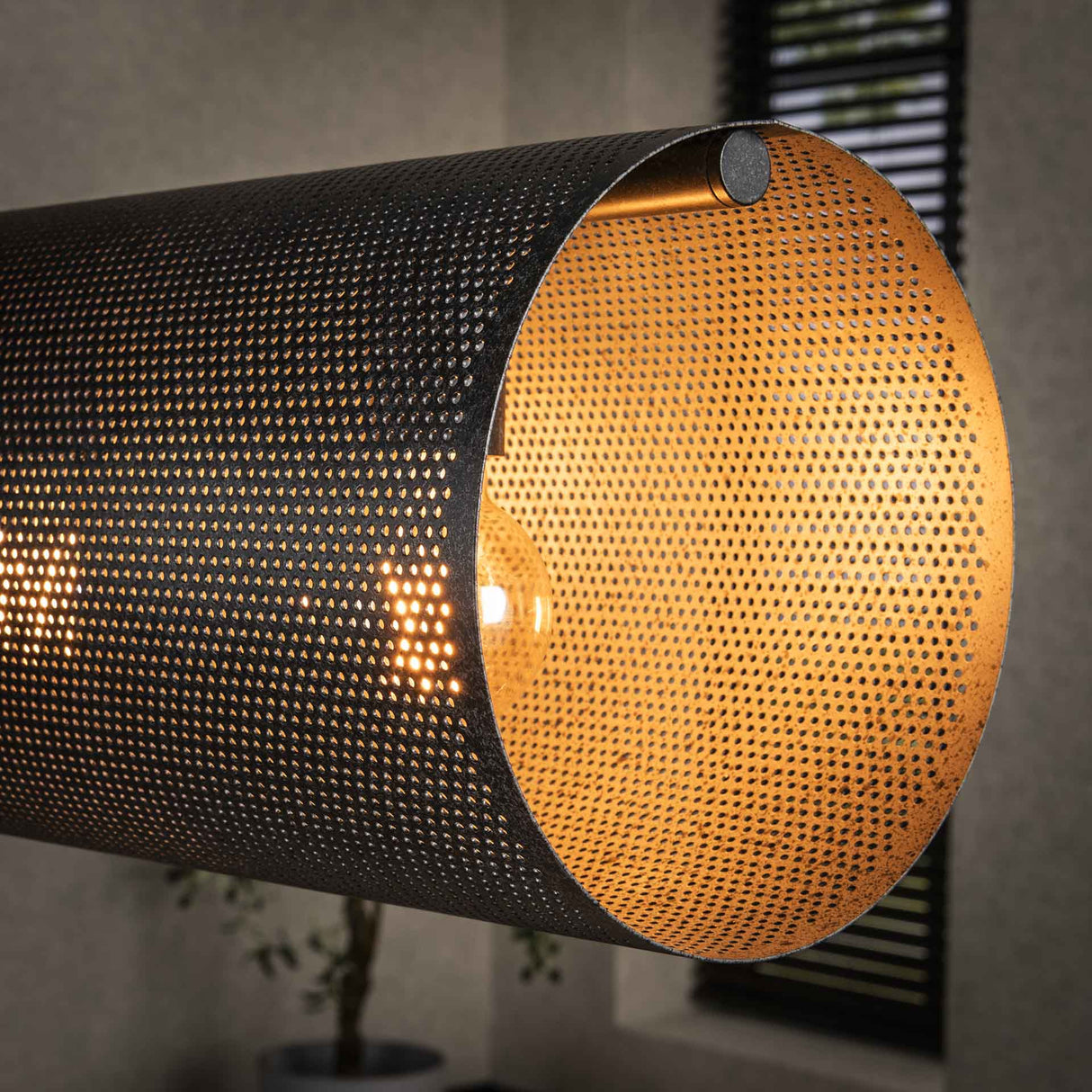 Suspension Knox 7 lumières XL maille noire 
