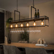 Lampes suspendues - Lampe suspendue Eloisa 6 - métal marron clair - Dimehouse