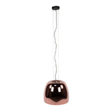 Suspension Dain 1-lumière XL en verre couleur cuivre 