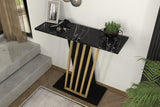 Table de coiffure Grauity Black Gol Mélamine 90x76.8x29,6 cm