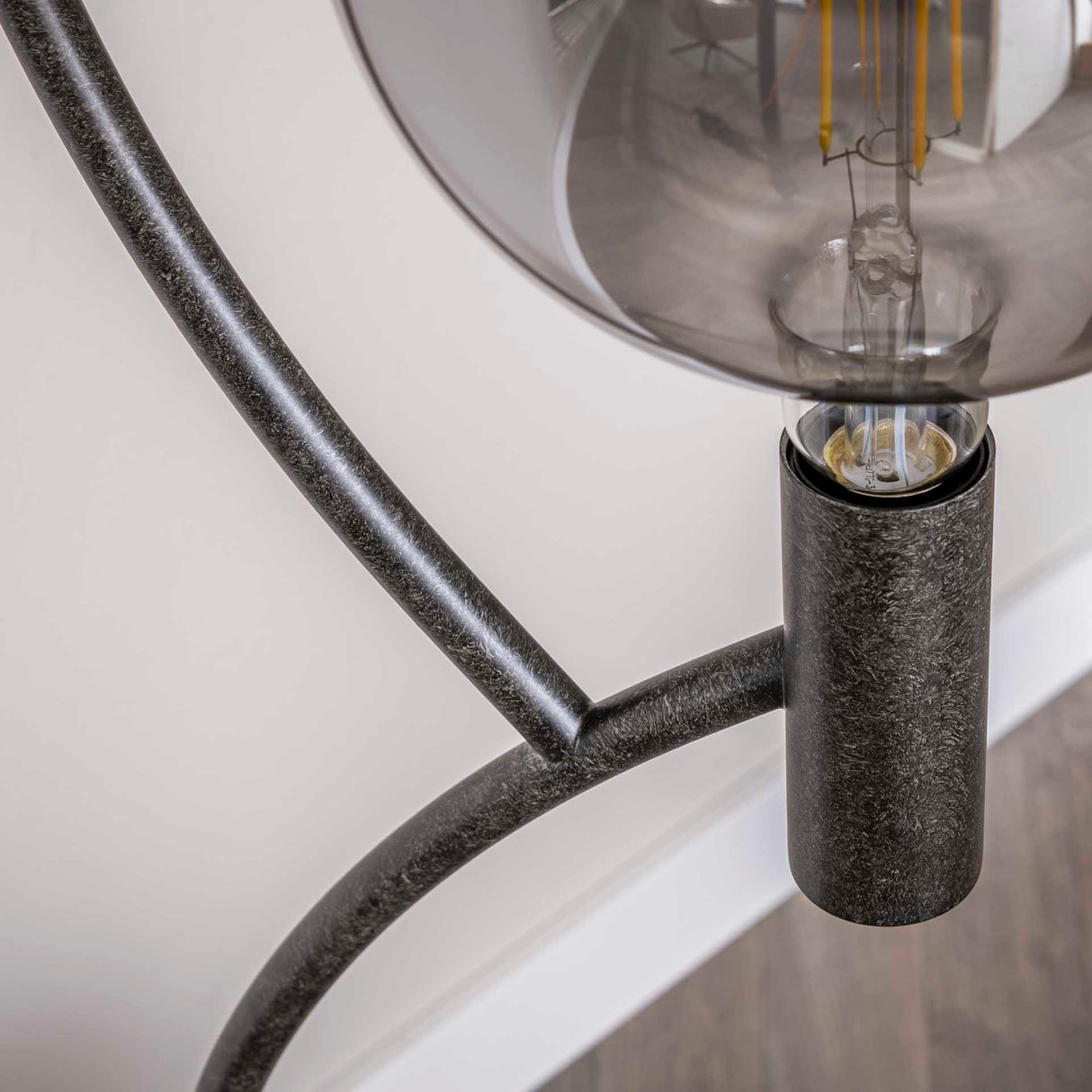 Lampadaire Niro 3 lumières noir 