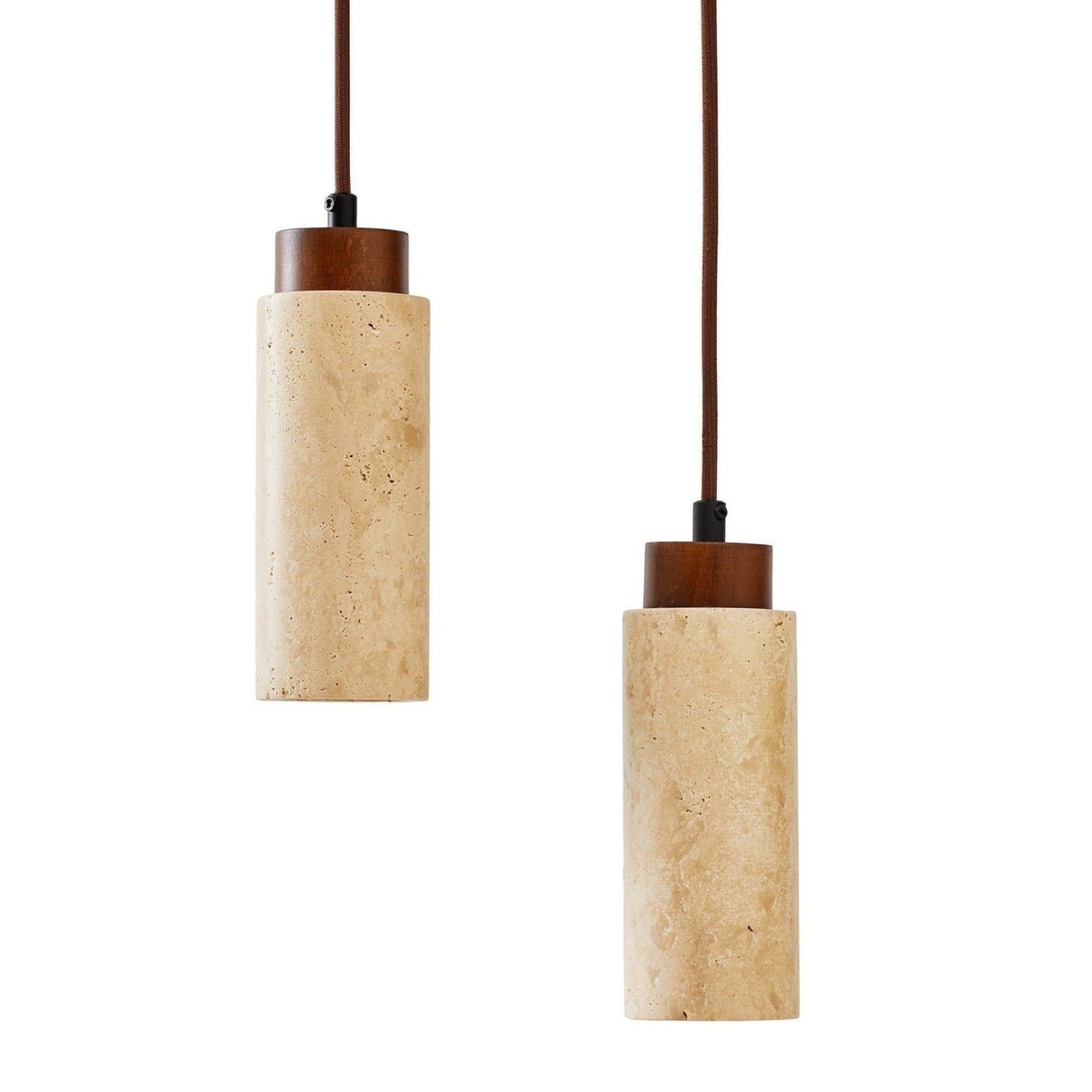 Babıl-B - Bouchon en Travertin Noyer Beige Noyer