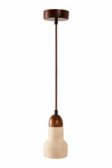 Swiss - Bouchon en travertin noyer beige noyer