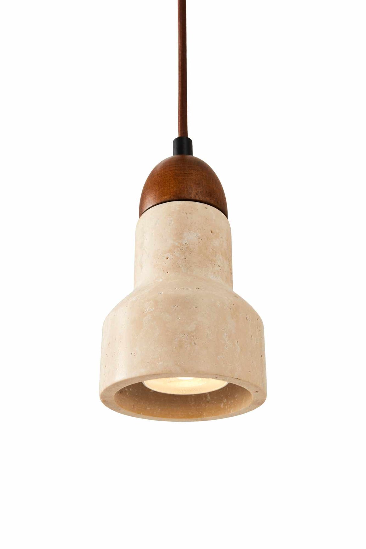 Swiss - Bouchon en travertin noyer beige noyer
