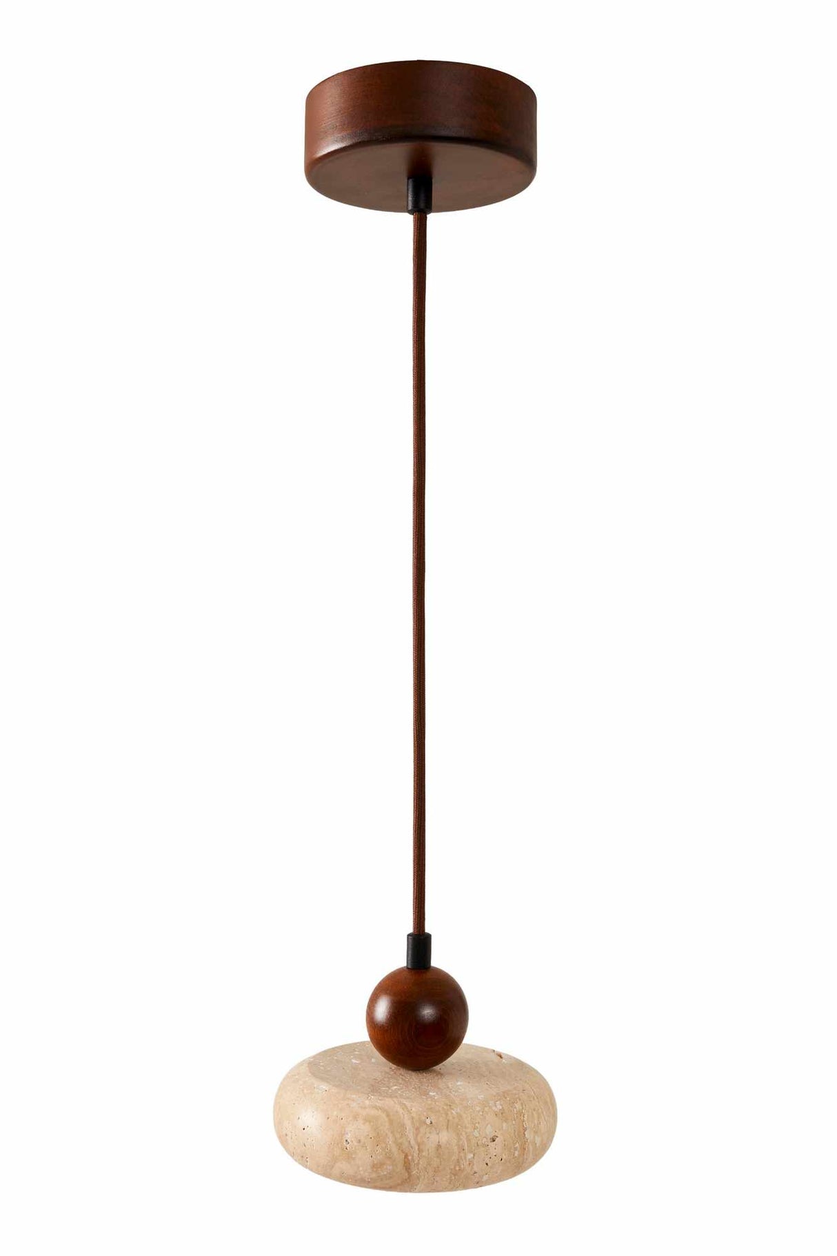 Rond - Noyer Beige Noyer Travertin Cap