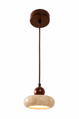 Rond - Noyer Beige Noyer Travertin Cap