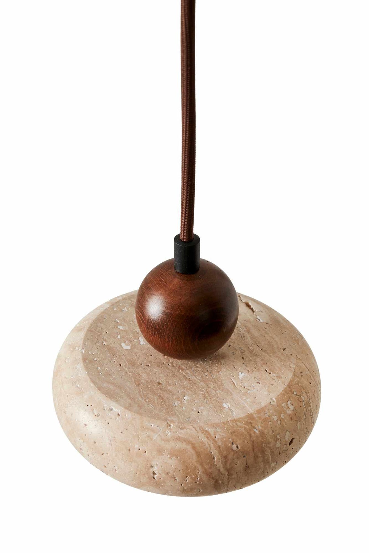 Rond - Noyer Beige Noyer Travertin Cap