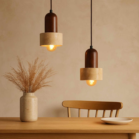 Loer B - Bouchon en Travertin Noyer Beige Noyer
