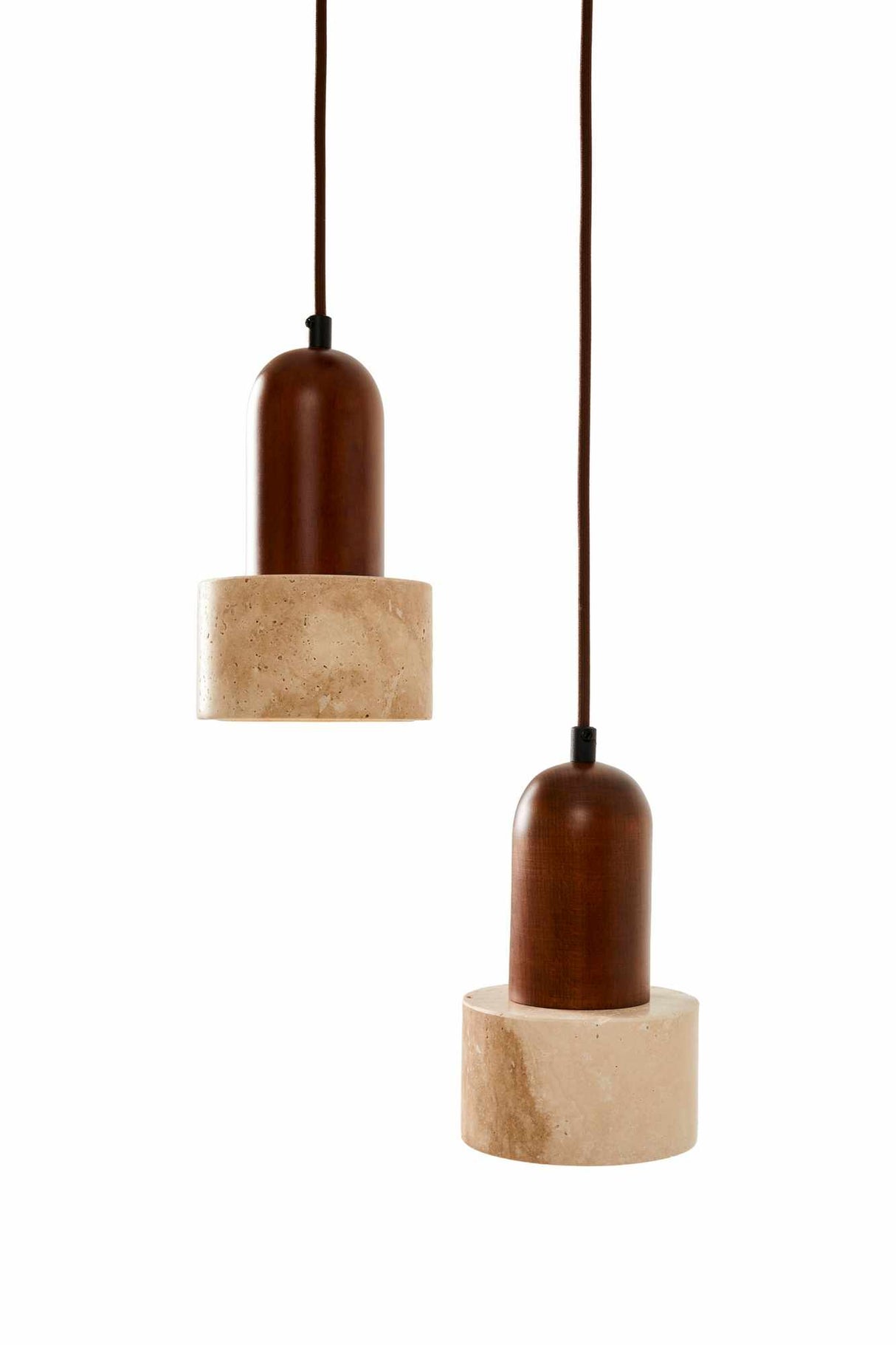Loer B - Bouchon en Travertin Noyer Beige Noyer