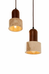 Loer B - Bouchon en Travertin Noyer Beige Noyer