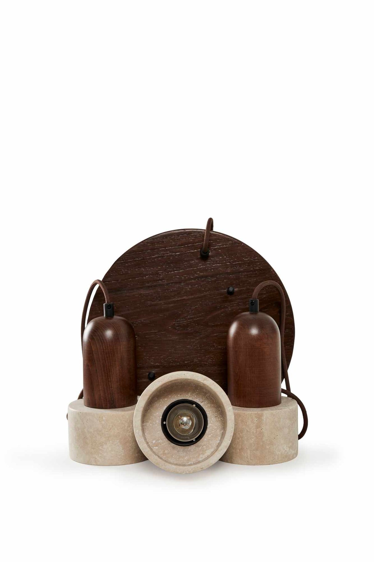 Loer C - Bouchon en Travertin Noyer Beige Noyer