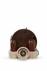 Loer C - Bouchon en Travertin Noyer Beige Noyer