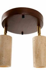 Nur B - Casquette Travertin Noyer Beige Noyer