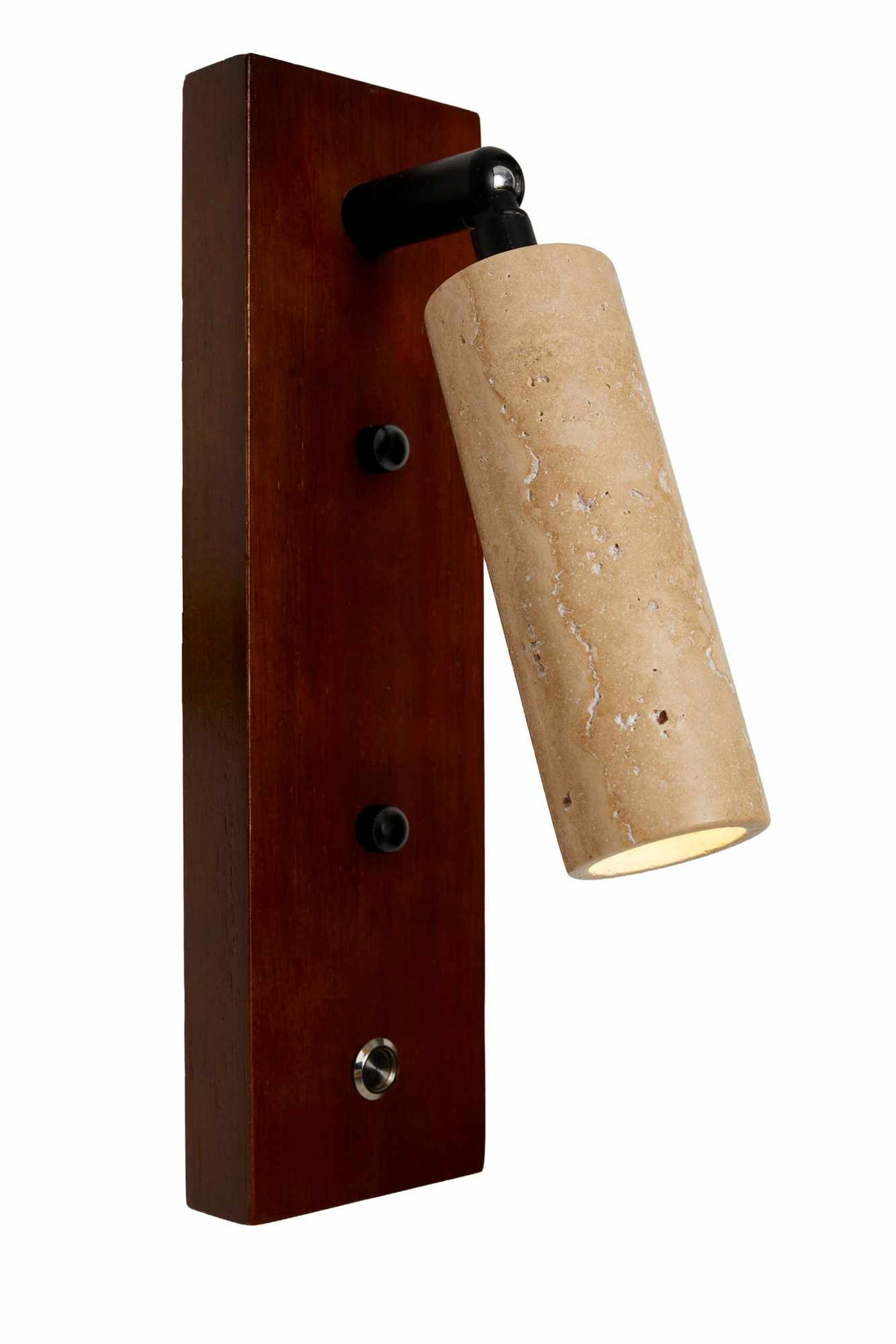 Petit - Bouchon en travertin noyer beige noyer