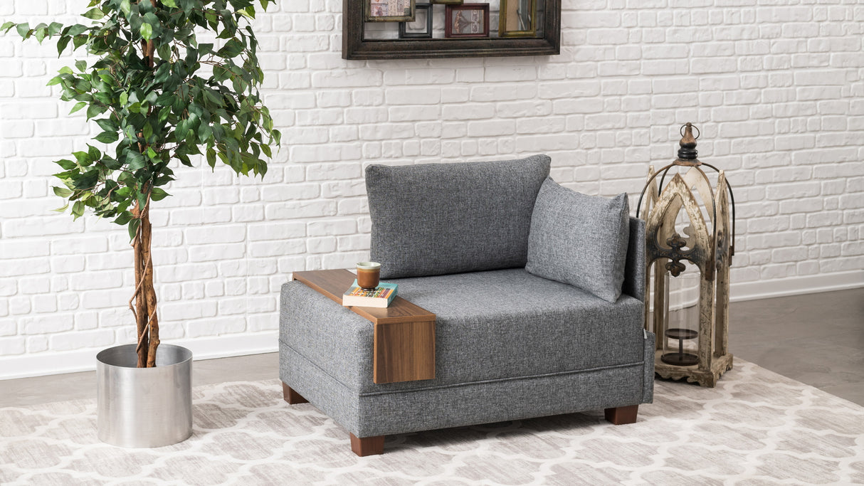 Fauteuil Droit Fly Gris