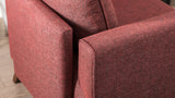 Fauteuil Bella Claret Rouge