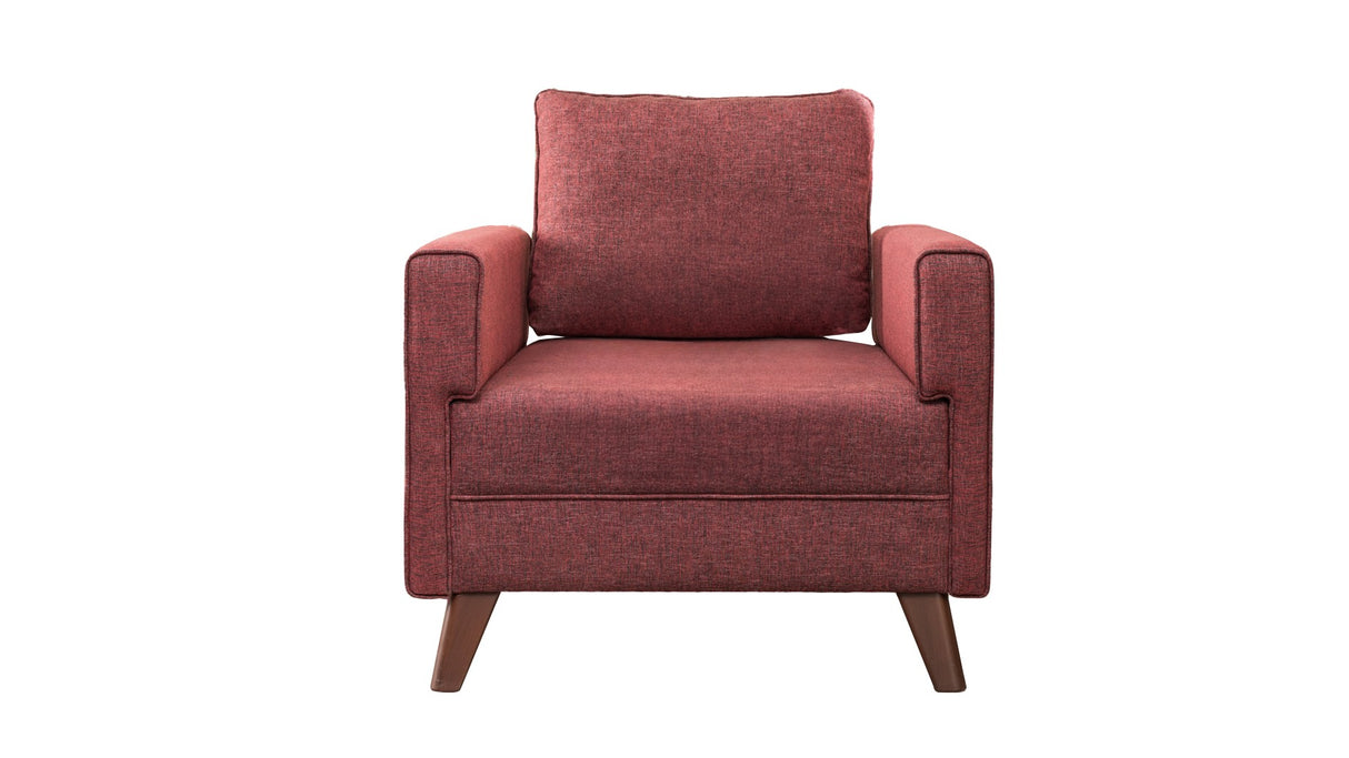 Fauteuil Bella Claret Rouge