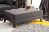 Canapé d'angle avec fonction couchage Gauche Bella Anthracite