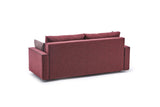 Canapé convertible 3 places Ece Rouge Claret