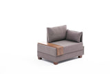 Fauteuil Droit Fly Marron