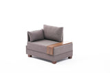 Fauteuil Gauche Fly Marron