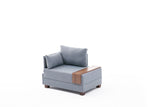 Fauteuil Gauche Fly Bleu