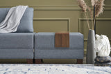 Canapé d'angle avec fonction couchage Left Fly Blue