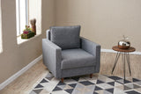 Fauteuil Eva Gris