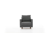 Fauteuil Eva Gris