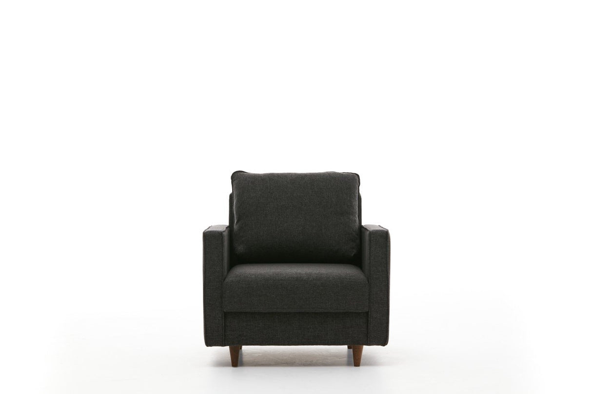 Fauteuil Eva Anthracite