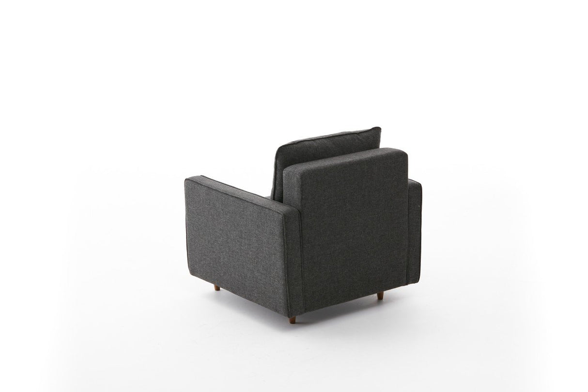 Fauteuil Eva Anthracite