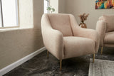 Fauteuil Simena Beige Or