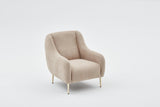 Fauteuil Simena Beige Or