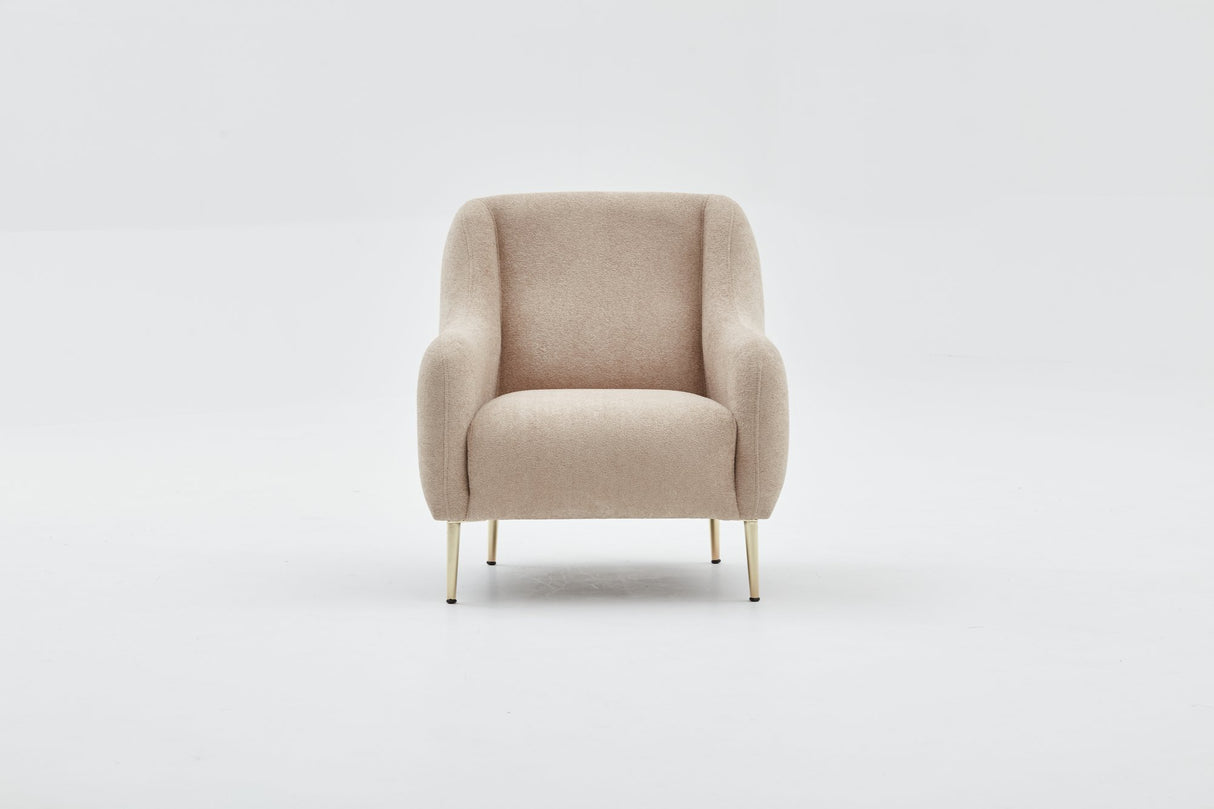 Fauteuil Simena Beige Or