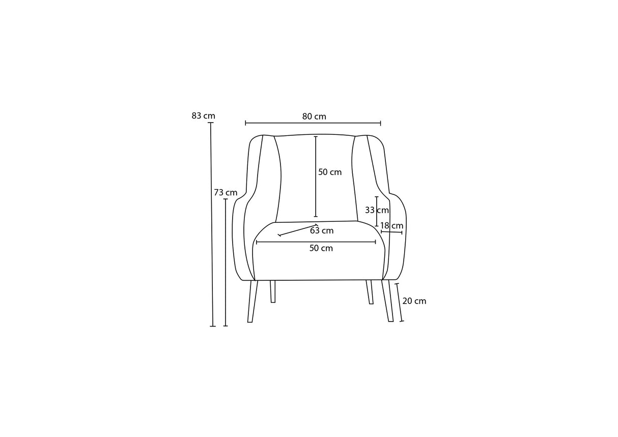 Fauteuil Revos Marron