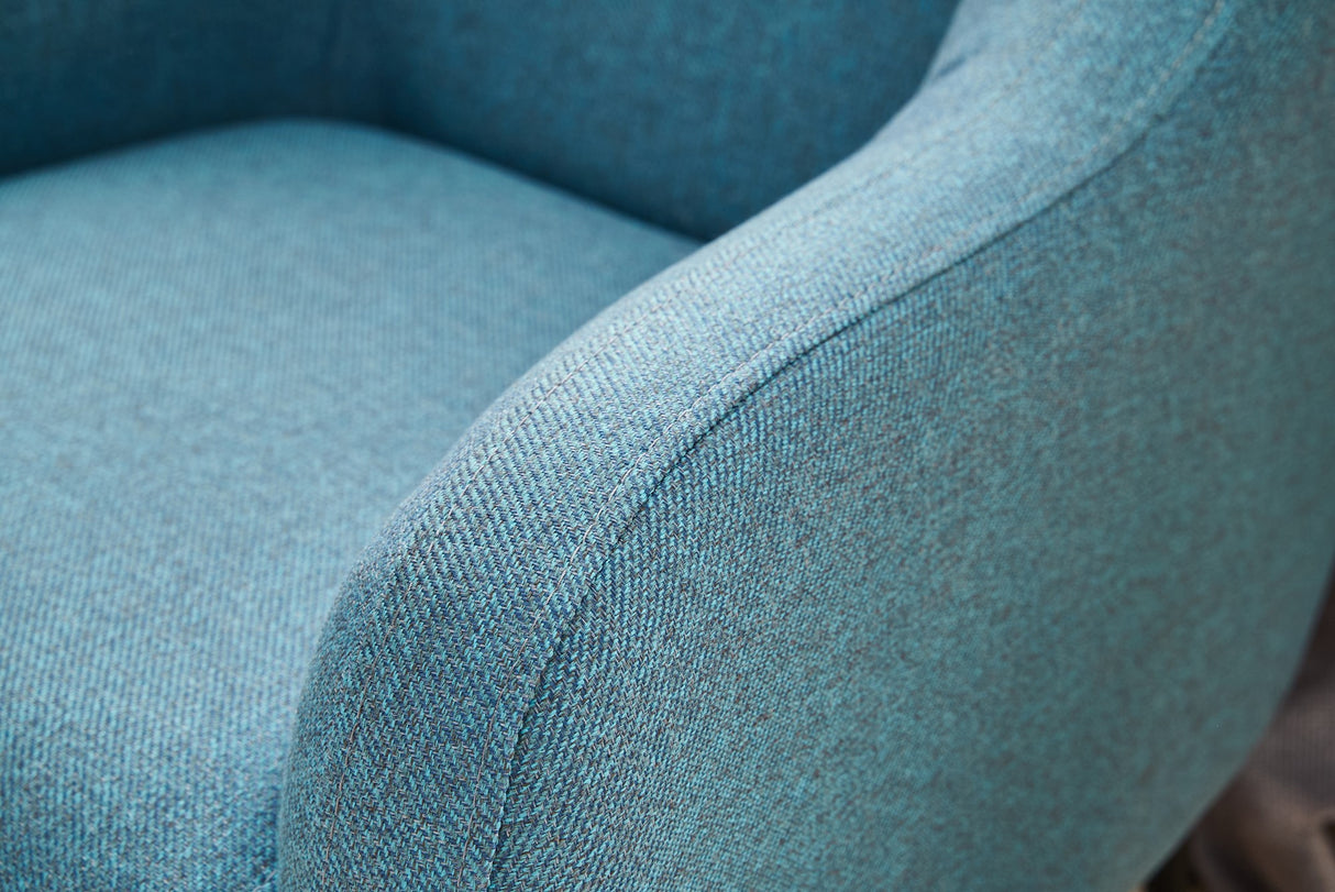 Revos de fauteuil turquoise